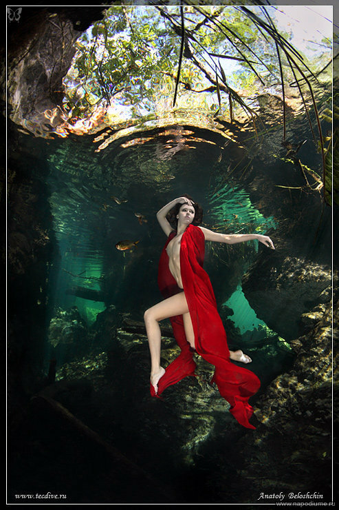 Nude,  Fashion,  Underwater,  Photo,  Cave,   Anatoly,  Beloshchin 