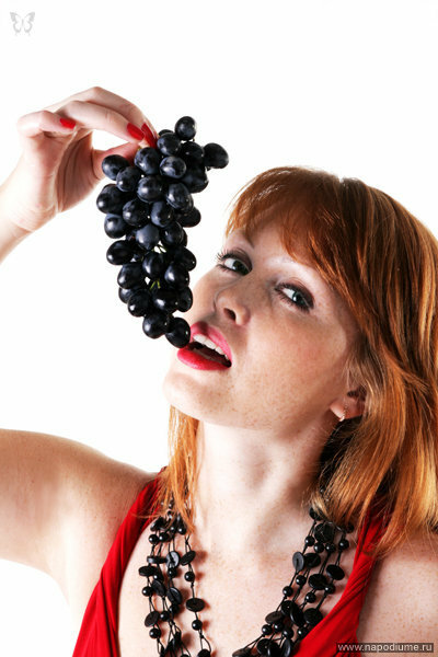 портрет,  девушка,  женщина,  виноград