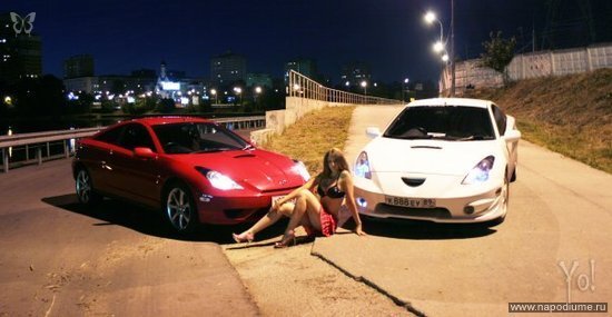 авто,  девушка