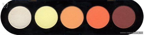 T06 - orange
Данная цветовая растяжка похожа на раскраску птички-мандариновки. Очень светлая, нарядная и весёлая цветовая гамма украсит любое молоденькое личико.