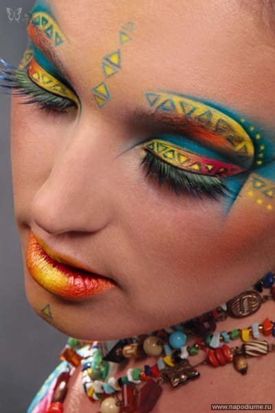 модель Елена, фото А. Паутов, мейк, прическа мои, коллекция "Tequila sunrise"  для журнала "Долорес" 