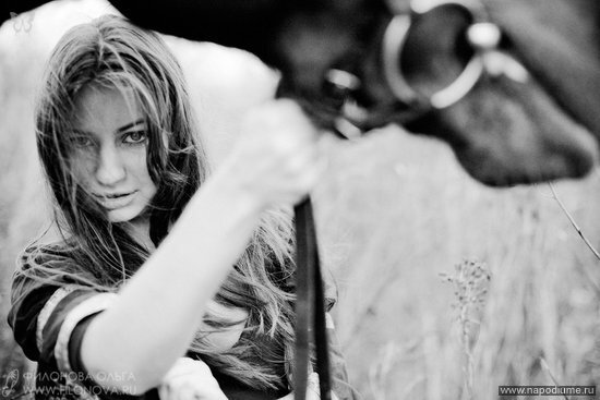 портрет,  лошадь,  животные,  природа,  платье,  Fashion