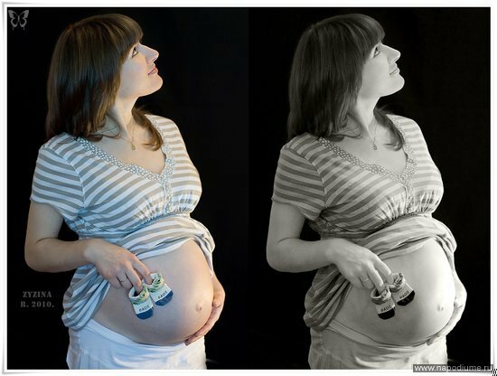 портрет. беременность