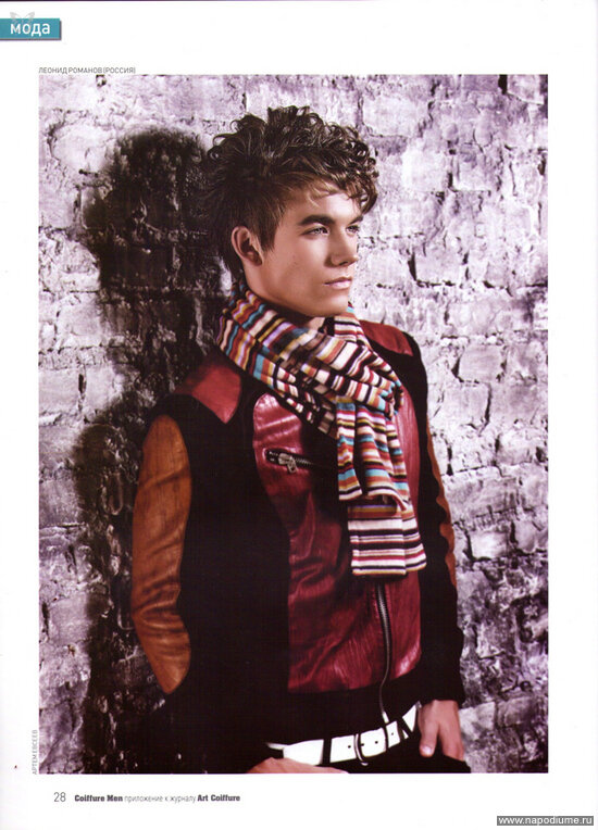 Для ArtCOIFFURE Magazin. Осень 2010. Фото Артем Евсеев. Стиль и одежда Леонид Романов