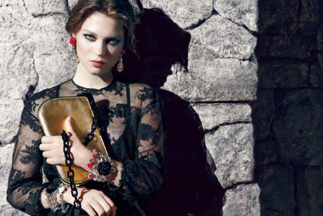 Lea Seydoux by Steven Meisel Prada Resort 2012