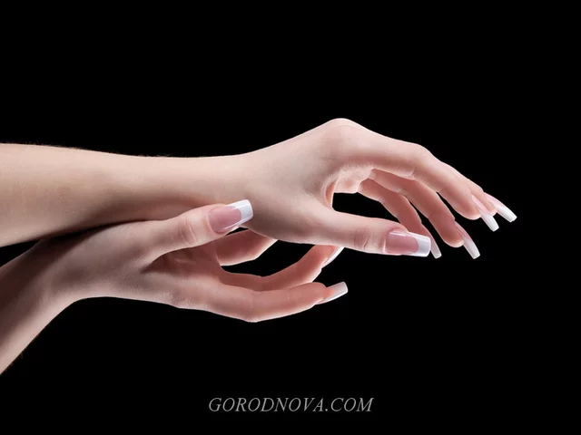наращивание ногтей, красивый френч, Nail Modeling