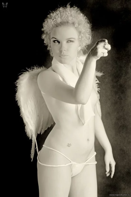 гламур,  образ,  стилизация,  Curly,  Angel,  ангел