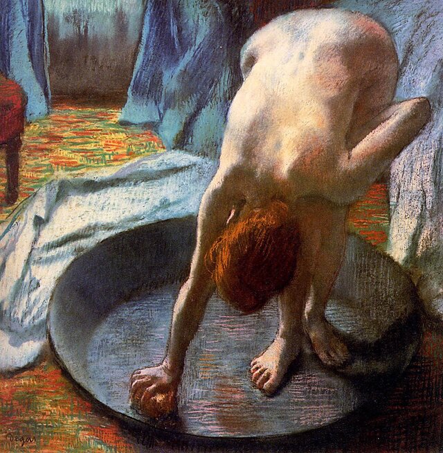 Женщина в тазуЭдгар Дега 1886, 70×70 см