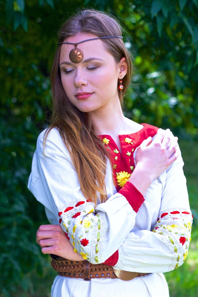 портрет, русская красавица