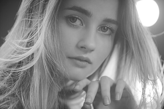 Face, Black-and-white, Blond, Eyebrow, Beauty, Lip, Monochrome photography