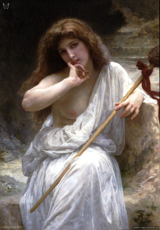 У. Бугро,  ВАКХАНКА,  1899