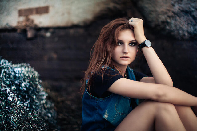 Portrait, Smoky, Visage, Rostov, Russia, Girl