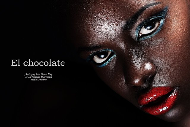 #model #beauty #dark Skin