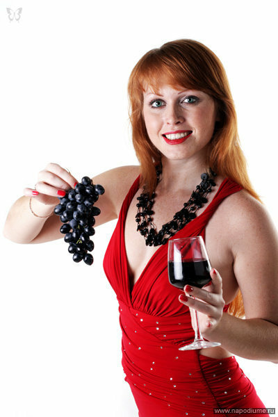 портрет,  вино,  виноград