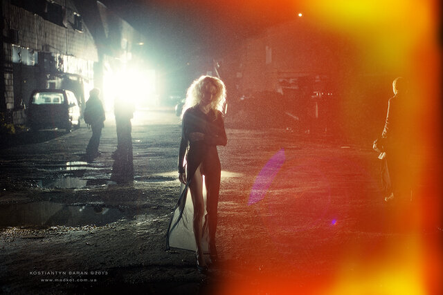 on the edge of light and darkness