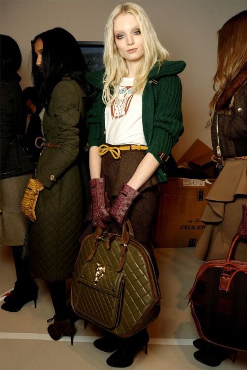 Burberry Prorsum Fall 2012 details