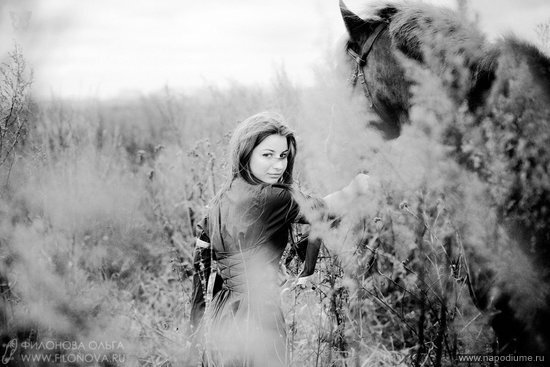 портрет,  лошадь,  животные,  природа,  платье,  Fashion