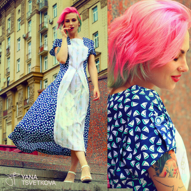летняя коллекция платьев Yana Tsvetkova
