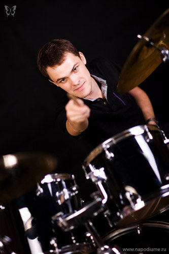 stylish drummer 