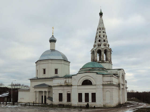 храм, церковь, красная гора, соборная гора, барокко, город, серпухов