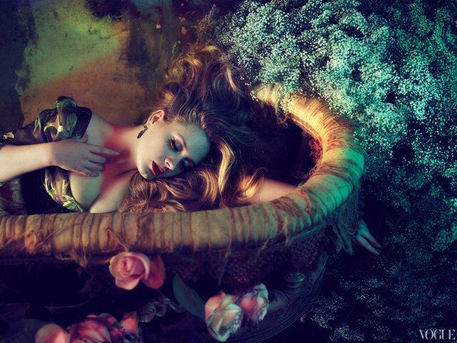 Adele for Vogue March 2012, photographed by Mert Alas & Marcus Piggott