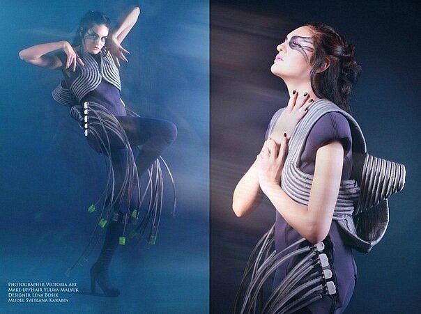 дизайнер Елена Босик; фотограф Victoria Art; модель Svetlana Karabin; Make-Up/Hair Yuliya Malyuk