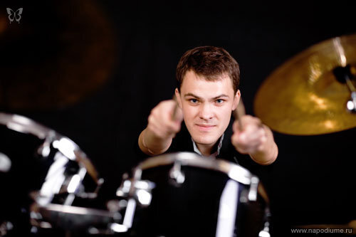 stylish drummer 