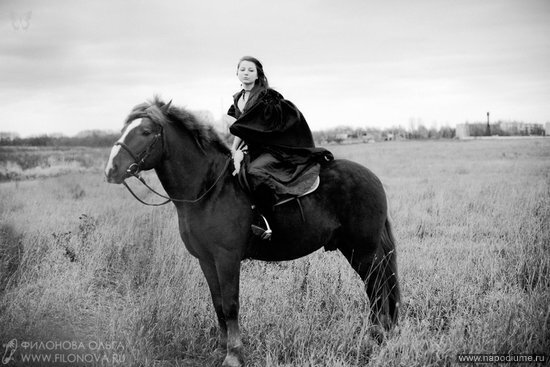 портрет,  лошадь,  животные,  природа,  платье,  Fashion