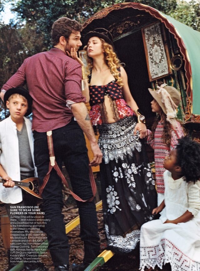 Summer of Love by Bruce Weber for American Vogue April 2012