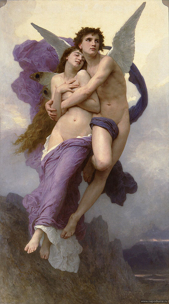 Бугро,  ОТРЕЧЕНИЕ ПСИХЕИ,  1895