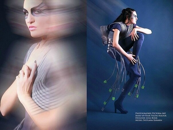 дизайнер Елена Босик; фотограф Victoria Art; модель Svetlana Karabin; Make-Up/Hair Yuliya Malyuk
