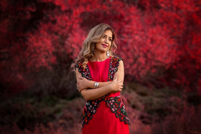 Autumn in red