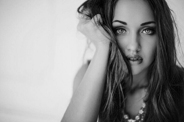 Face, White, Lip, Eyebrow, Black-and-white, Beauty