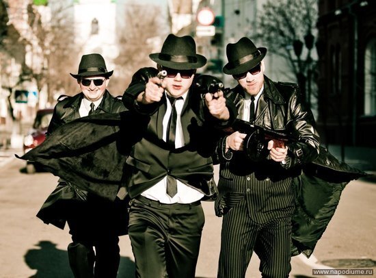 Гангстеры,  свадьба,  Gangsters,  Wedding