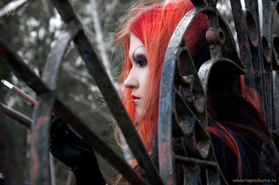 портрет,  Gothic,  Alternative Model