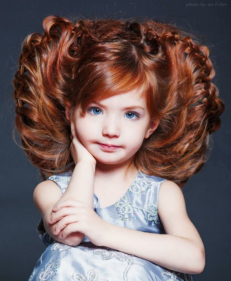 Какой длины волосы у девочки 3 года
